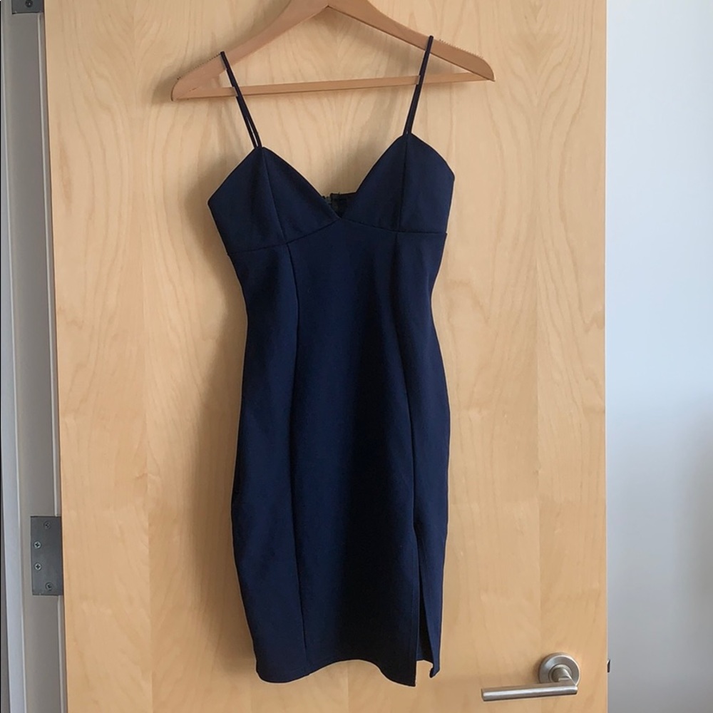Misguided mini dress with slit!